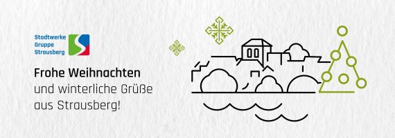 Weihnachtsgrüße der Stadtwerke Gruppe Strausberg